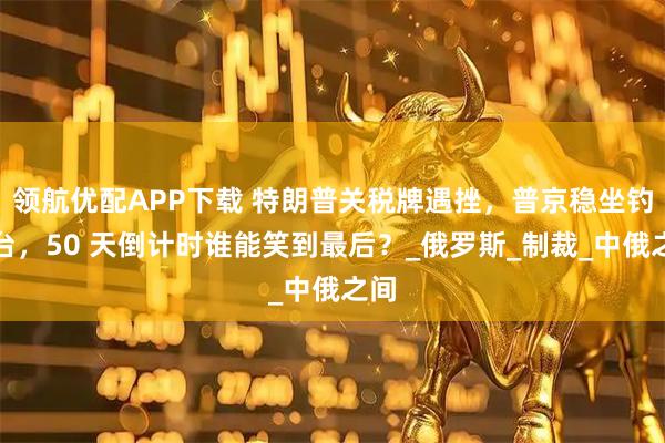 领航优配APP下载 特朗普关税牌遇挫，普京稳坐钓鱼台，50 天倒计时谁能笑到最后？_俄罗斯_制裁_中俄之间